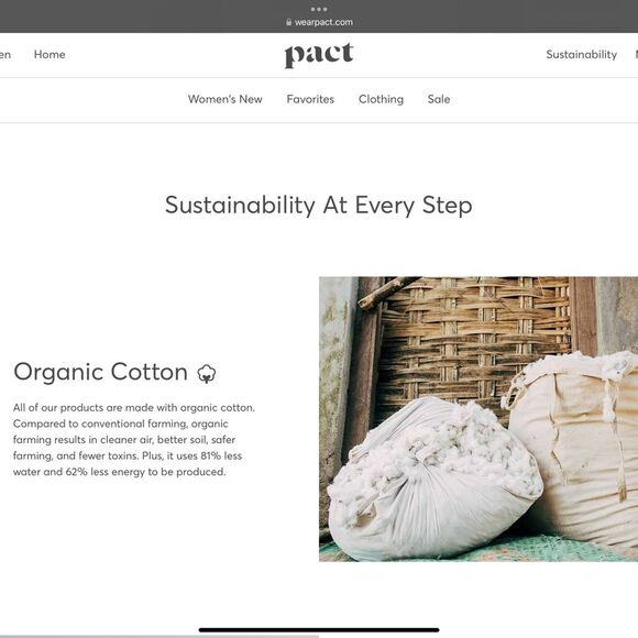 PACT Organic Cotton Stretch Ivory White Basic Classic White Tank Top Size L - Picture 6 of 6